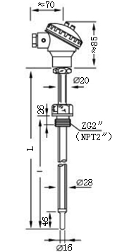 煙道、風(fēng)道熱電偶